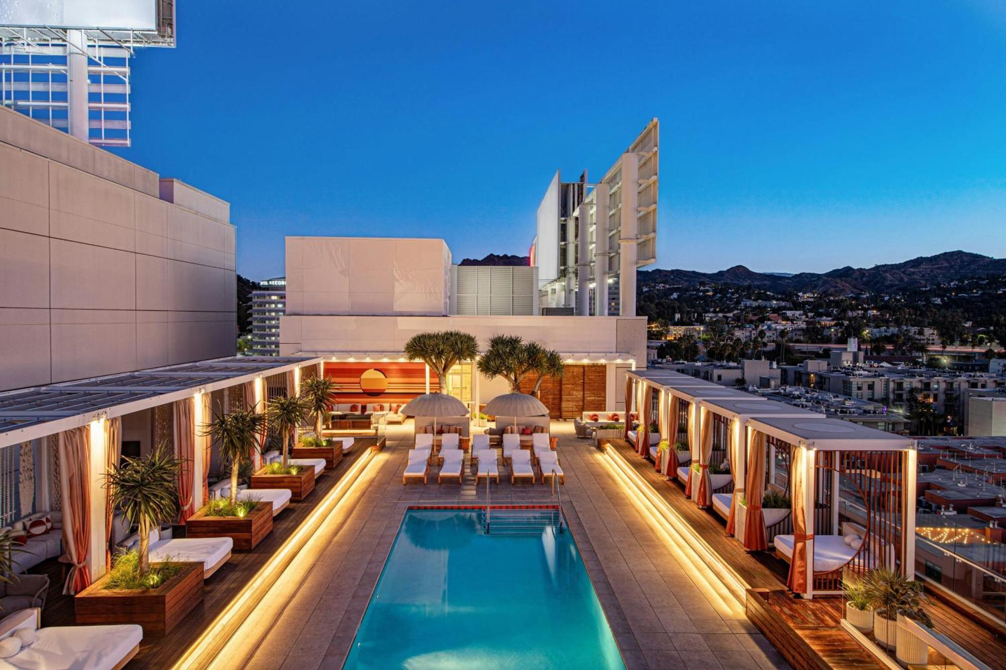W Hollywood Hotel Лос Анджелис Екстериор снимка